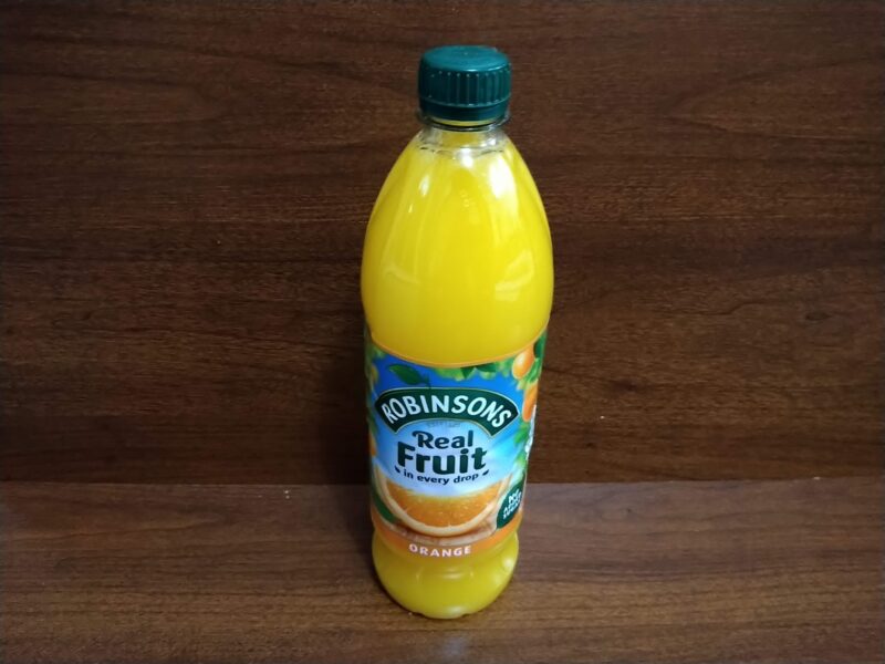 イギリス 王室御用達 希釈オレンジジュース Robinsons Real Fruit In Every Drop Orange かもめらいおん 絵空事